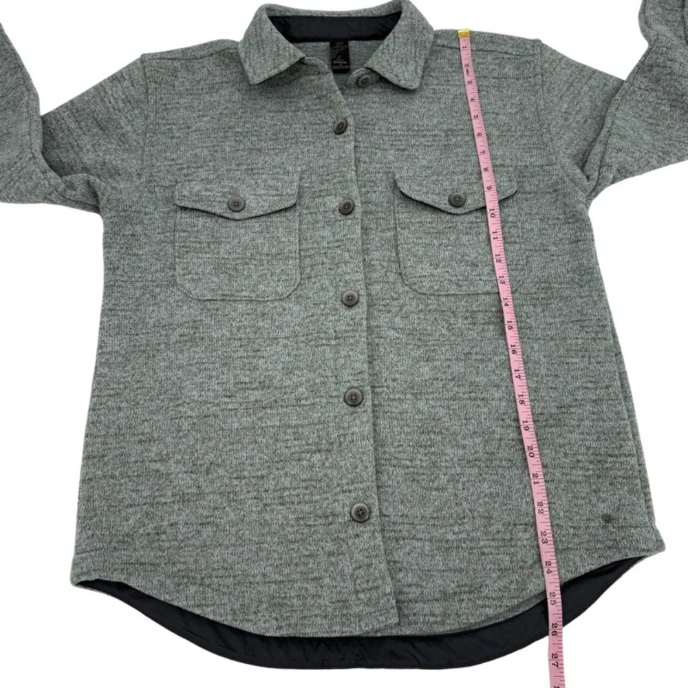PRANA Medium Thermal Fleece Shacket Shirt Jacket Gorpcore‎ Utility Granola Girl
